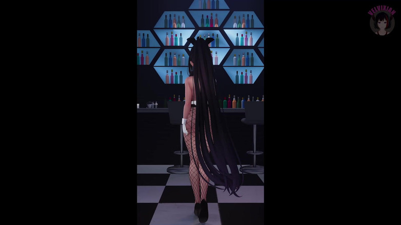 Velvixian: Fille en costume lapin - danse sexy