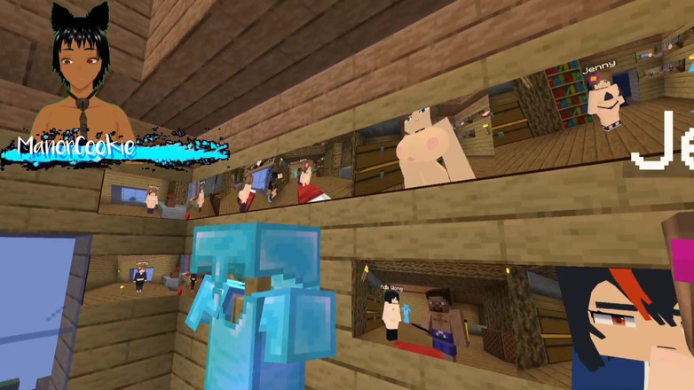 Manor Cookie: Minecraft jenny mod fapcraft jenny和zoey来这里做爱并玩3P