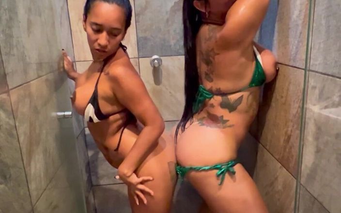 Leyne Rodriguez Ts: In the Sauna with Sher