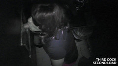 Tranny 4 cock: Sání 6 ptáků u gloryhole