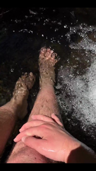 Rushing Water Against My Hirsute Legs