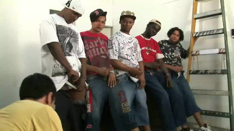 Crunch Boy: Twink fucked by big blacks cocks