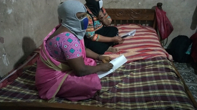 Tamil lesbian: Preparazione dello shooting