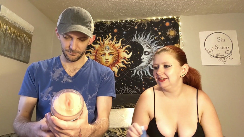 Sin Spice by Sophia Sinclair and Jasper Spice: Rewuwa Wibrująca Ściskana Kieszeń Cipki Unboxing I Masturbacja