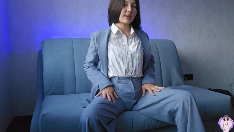 Sweet Ophelia: The Secretary, Coming Home From Work, Shows Her Body and...