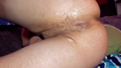 Pinkman: Close-up auto fist e empurrando meu botão de rosa com...