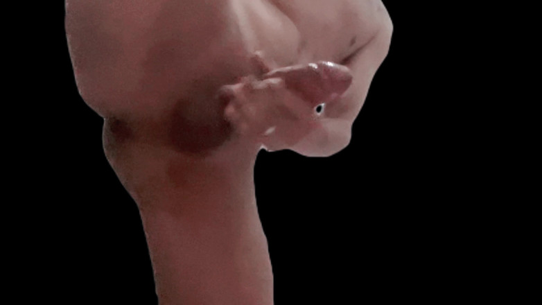 Naughty Cock: Masturbating Standing up