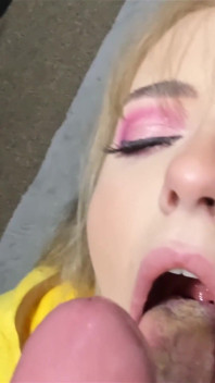 Sucking My Cock in Her Pikachu Onesie