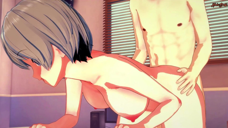 Hentai Smash: Uzaki-chan gets fucked doggystyle in her room - Uzaki-chan Hentai.