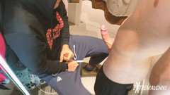 Extremalchiki: Kouření twink v šatně