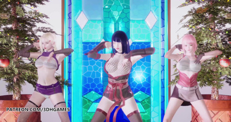 3D-Hentai Games: Twice - Cảm nhận màn thoát y đặc biệt Ino Sakura Hinata 3D...