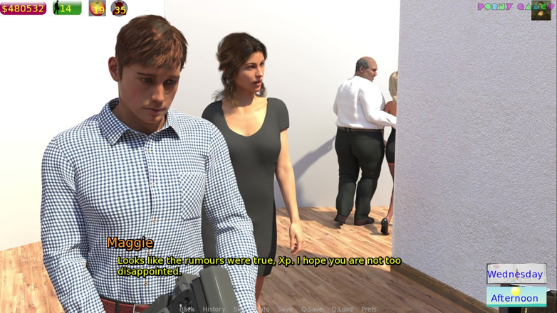 Porny Games: Алиса в стране чудес по Slow Games - жена занимается сексом с боссом, муженек шпилит фотографа 8