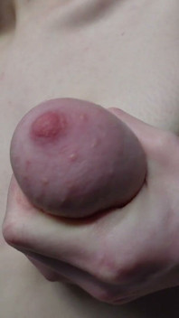 Titplay with Squeezing My Small Tits and Nipples