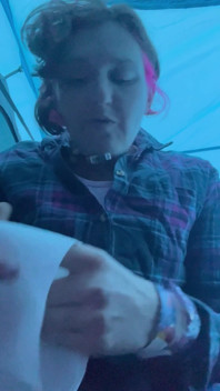 When a Quick Piss in a Bottle in Your Tent Leads Onto Stripping and a Cheeky Little Tits and Bits Play!