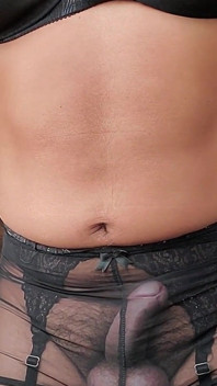 Black French Knickers Masturbation