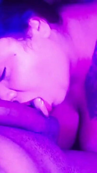 A Rainbow of Pleasure with This Hottie