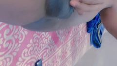 Sissy Slut Simran: La sissy con un piccolo cazzo si spoglia e mostra...