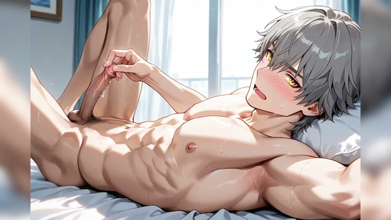 AI gay porn: Gay Boyfriend Fuck as One Bed