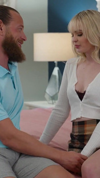 Lilly Bell Drains Her Future Boss' Cock