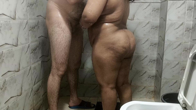 yousra egyptian bbw: Arabic Girl Big Ass Anal Sex in Shower