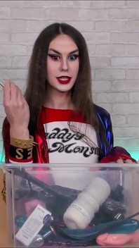 Cosplay Harley Queen Fucking My Ass and Cum