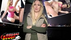 German Scout - Perfect Round Ass German Girl Marie Cherie Pick up for First Casting Fuck