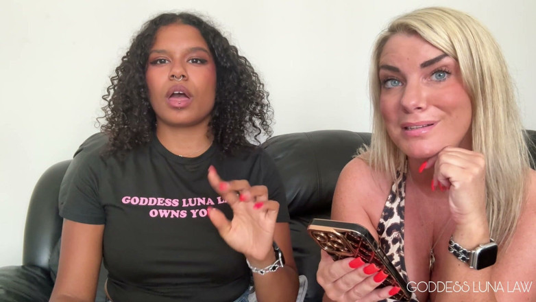 Goddess Luna Law: Findom Vypouštění POV