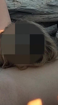 Pussy Flash - Stranger Caught My Stepdad Touching My P...a Public Beach and Jerked off His Dick - Misscreamy