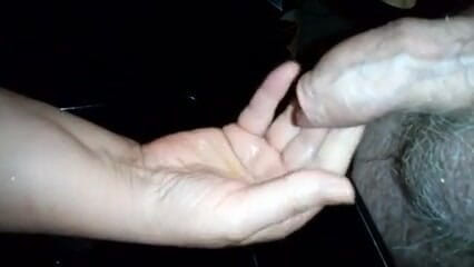 Sex hub couple: Jen is washing her hand in John's piss