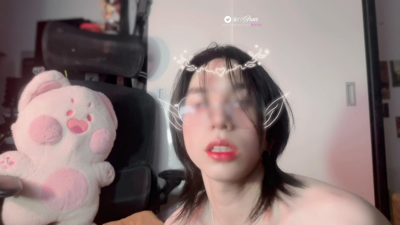 Ts Princess Rose: Asian Femboy Cumshot