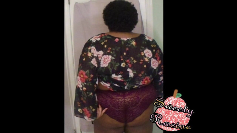 Sweety Racine: SSBBW kalhotky haul část 1