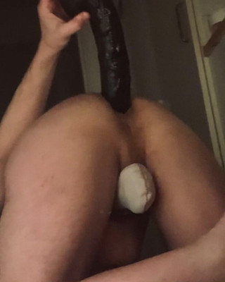 My cursed hole: Riesiger dildo
