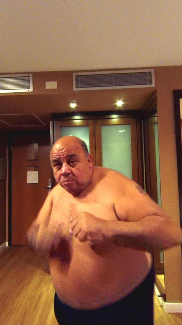 Punchbagplz: Pertunjukan epik: bubba vs. jobber (jobber k.o)