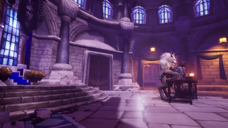Wraith ward: Người sói đụ Night Elf trên bàn