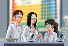 Miss Kitty 2K: Summertime saga reworked - 13 debajo del abrigo de laboratorio por misskitty2k