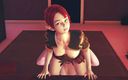 Waifu club 3D: Karanlık elf orgazm diline getiriyor
