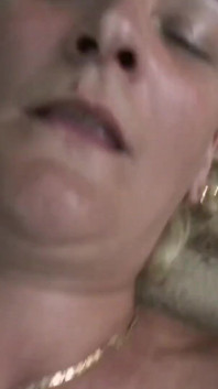 I fuck myself and squirt cum all over the hot hairy pussy of this super horny and sexy cougar with perfect small tits