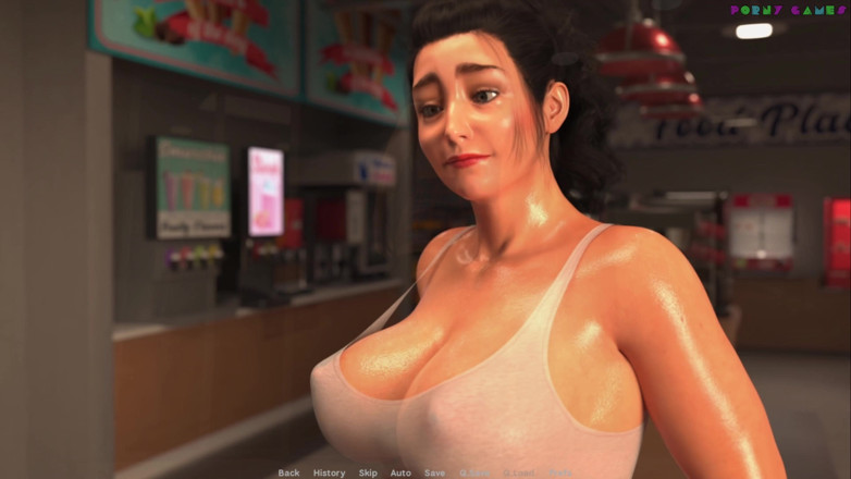 Porny Games: Bini pameran oleh Wihte Foam - Bersiar-siar utara, berbogel di tepi...