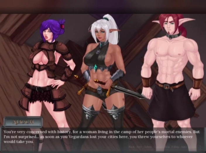 3DXXXTEEN2 Cartoon: Sabia plays horned god for horny orcs. 3D porn cartoon sex