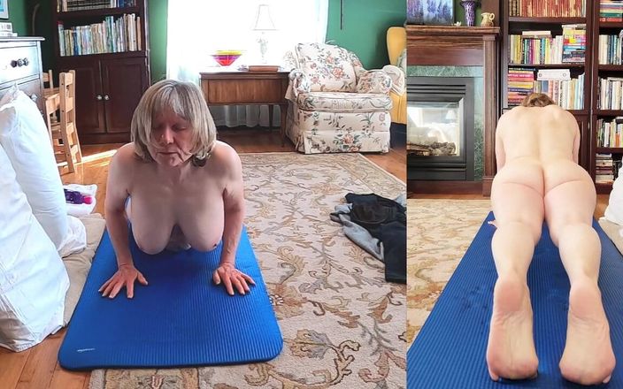 Marie Rocks, 60+ GILF: Yoga gilf se corre