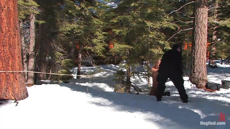 Hogtied by Kink: Tahoe: ถูกเนรเทศจากภูเขาควย pt 3 ทําความคุ้นเคยดีกว่า