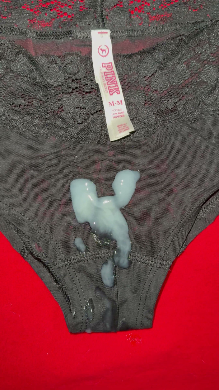 CumDaily: Cum on Wife’s Panties 25