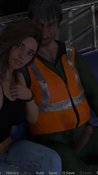 The East Block: Girl Jerks off Construction Worker in the Train and Sends Pics to Her Cuck Boyfriend - Episode 17