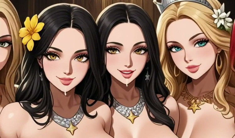 Hot girl dancing: Meus peitos saltando do harém, ai animation