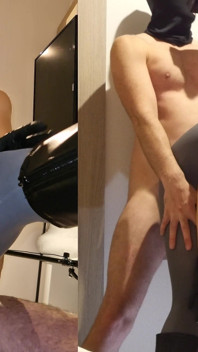 エレナ・クラークがグレーのパンティストッキングとブーツでセックス