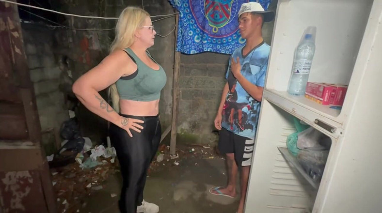 Tiffany Montavani: It was in the favela that I met my stepson.