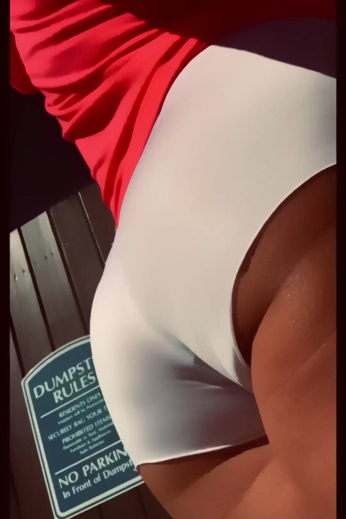 CindieLove: Public Sissy Walk on Busy Streets in Slutty Booty Shorts