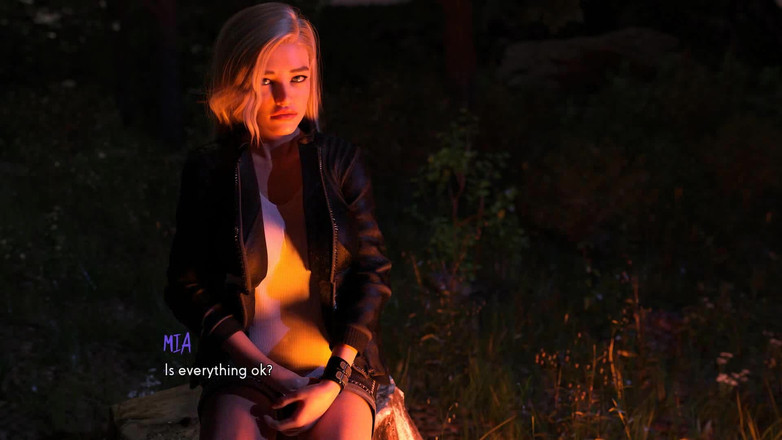 Dirty GamesXxX: 運命の決定:ホットなブロンドの女の子、森の中でのPOVフェラチオ - エピソード1