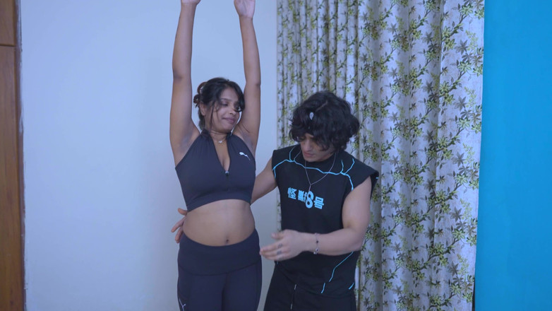 Next short: Yoga Teacher Was Teaching Yoga to Hot and Sexy Girl,...