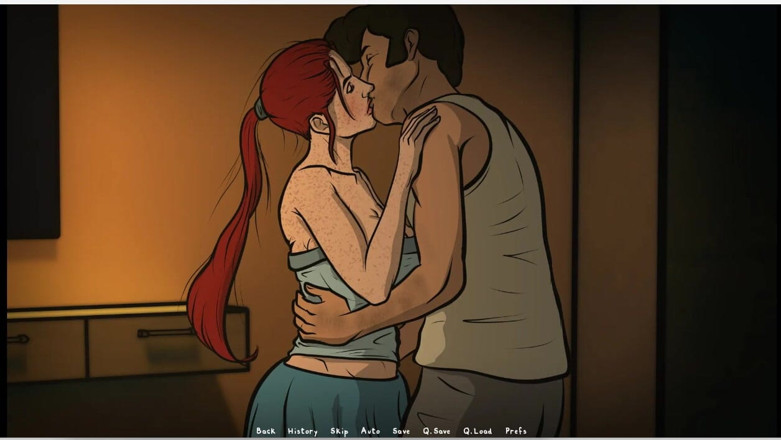 XXX Games Bunk: Lust Town - gameplay - rollenspel - vreemdgaande vrouw geeft pijpbeurt aan vreemdeling